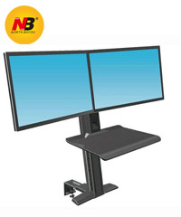 Chân treo 2 màn hình vi tính đa năng 22-32inch NB ST25-2A nhập khẩu