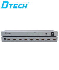 Bộ chia HDMI 1 vào 8 ra 4K Dtech DT-7148B