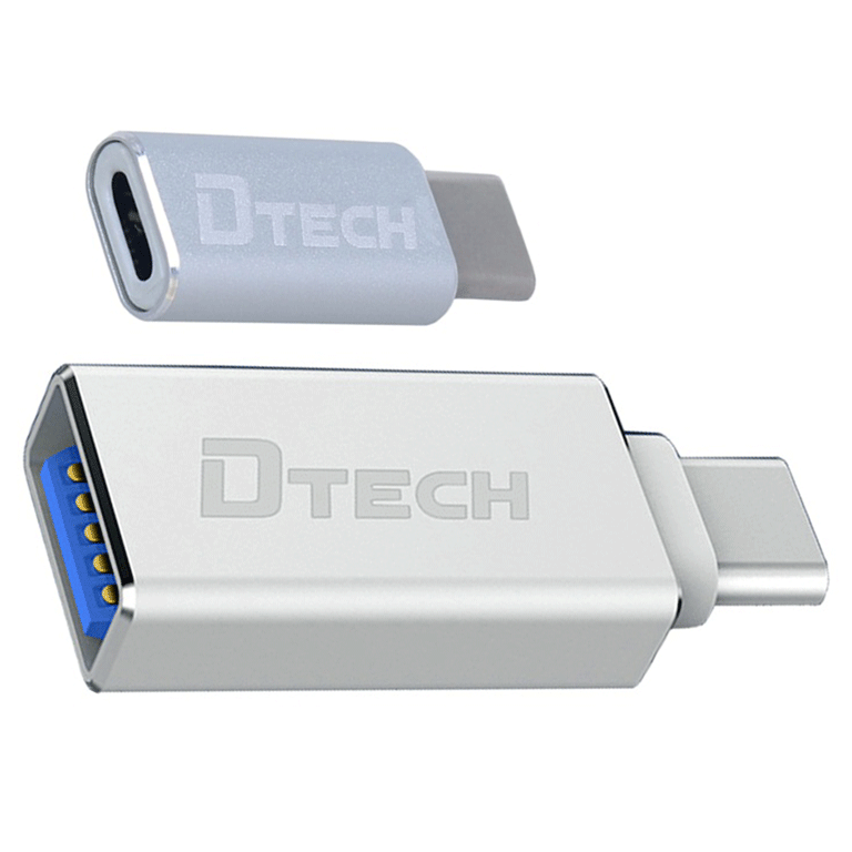 ĐẦU ĐỔI TYPE-C ra USB 3:0 và MICRO USB DTECH