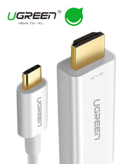 USB Type-C ra HDMI 2 đầu đực 1,5m Ugreen 30841