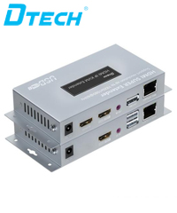 Bộ nối dài HDMI 150M qua cáp mạng Dtech DT-7050