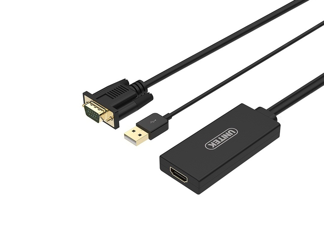 CÁP VGA - USB ra HDMI UNITEK