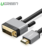 HDMI Ugree to DVI 24-1 12m Cable Aluminum